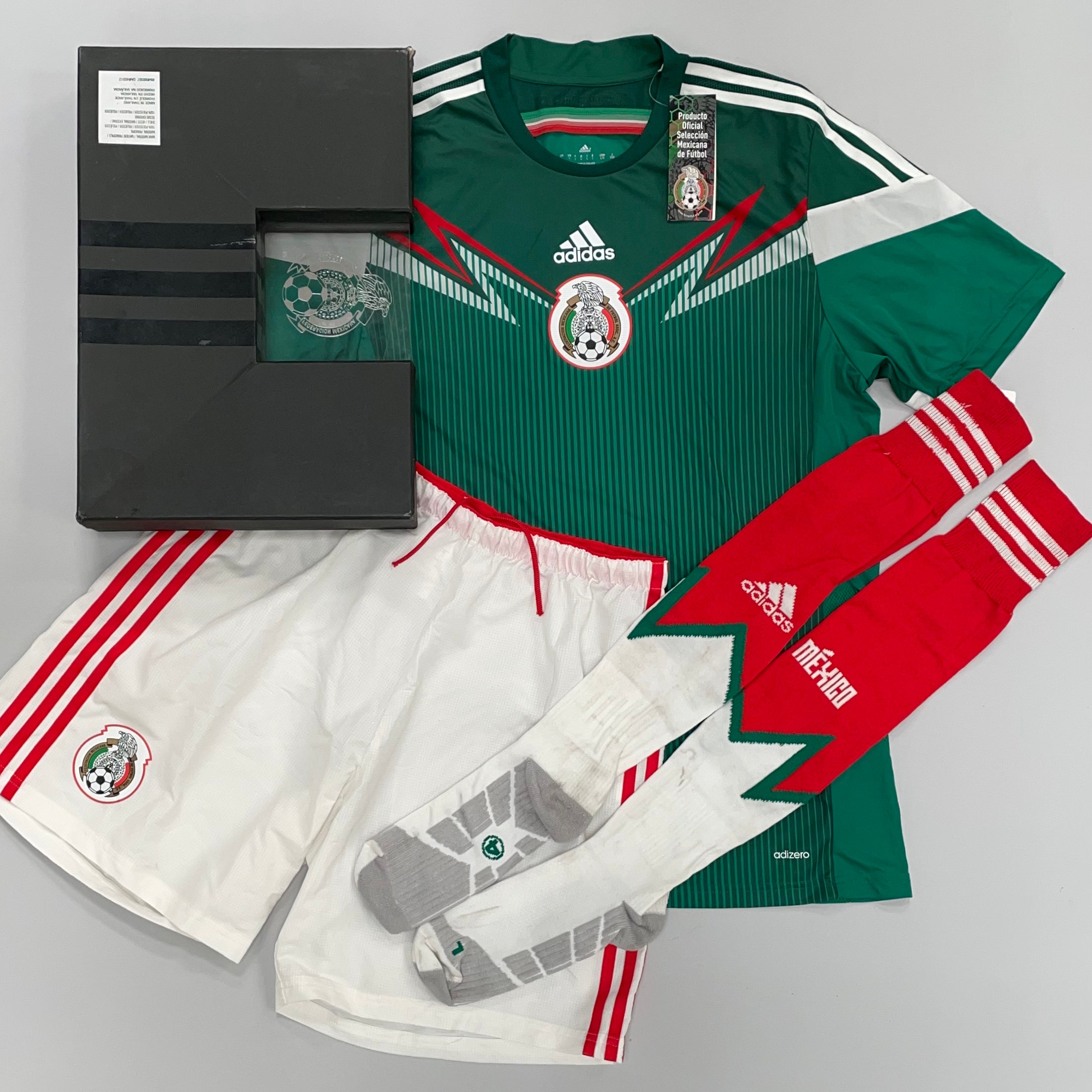 Shop 2014/15 MEXICO LTD *FULL KIT* BOXED (L) ADIDAS, classic football shirts, vintage football shirts & retro soccer jerseys at Cult Kits