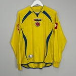 Shop 2007/09 COLOMBIA L/S HOME SHIRT (M) LOTTO, classic football shirts, vintage football shirts & retro soccer jerseys at Cult Kits