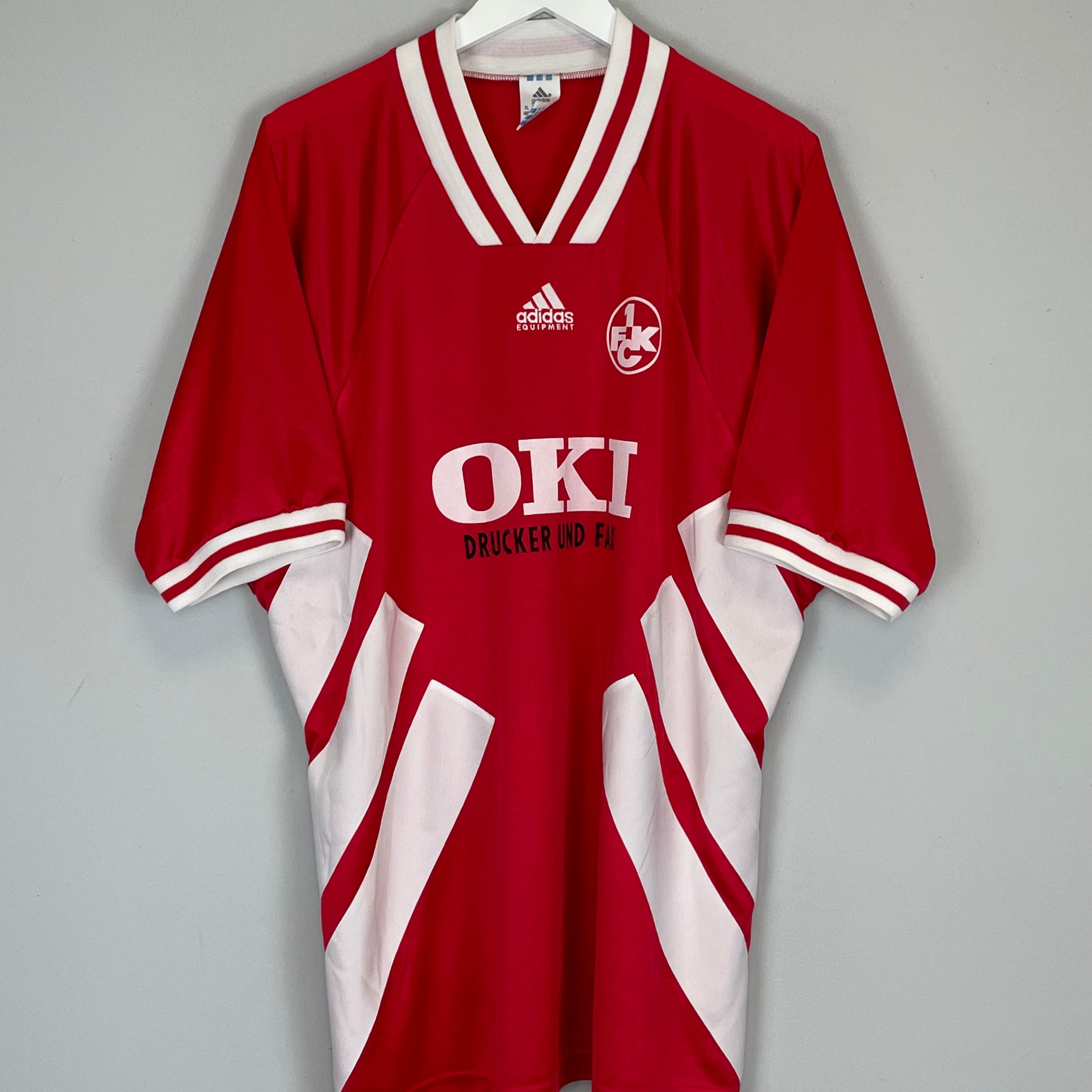 Shop 1994/95 KAISERSLAUTERN HOME SHIRT (XL) ADIDAS, classic football shirts, vintage football shirts & retro soccer jerseys at Cult Kits