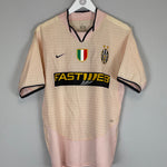 Shop 2003/04 JUVENTUS NEDVED #11 AWAY SHIRT (M) NIKE, classic football shirts, vintage football shirts & retro soccer jerseys at Cult Kits