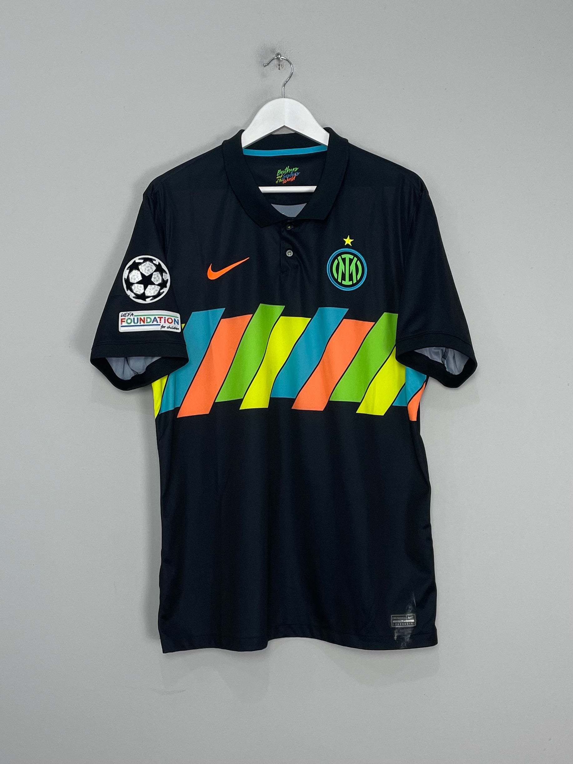 Shop 2021/22 INTER MILAN BASTONI #95 C/L THIRD SHIRT (XL) NIKE, classic football shirts, vintage football shirts & retro soccer jerseys at Cult Kits
