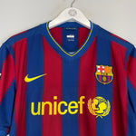 Shop 2009/10 BARCELONA MESSI #10 HOME SHIRT (L) NIKE, classic football shirts, vintage football shirts & retro soccer jerseys at Cult Kits