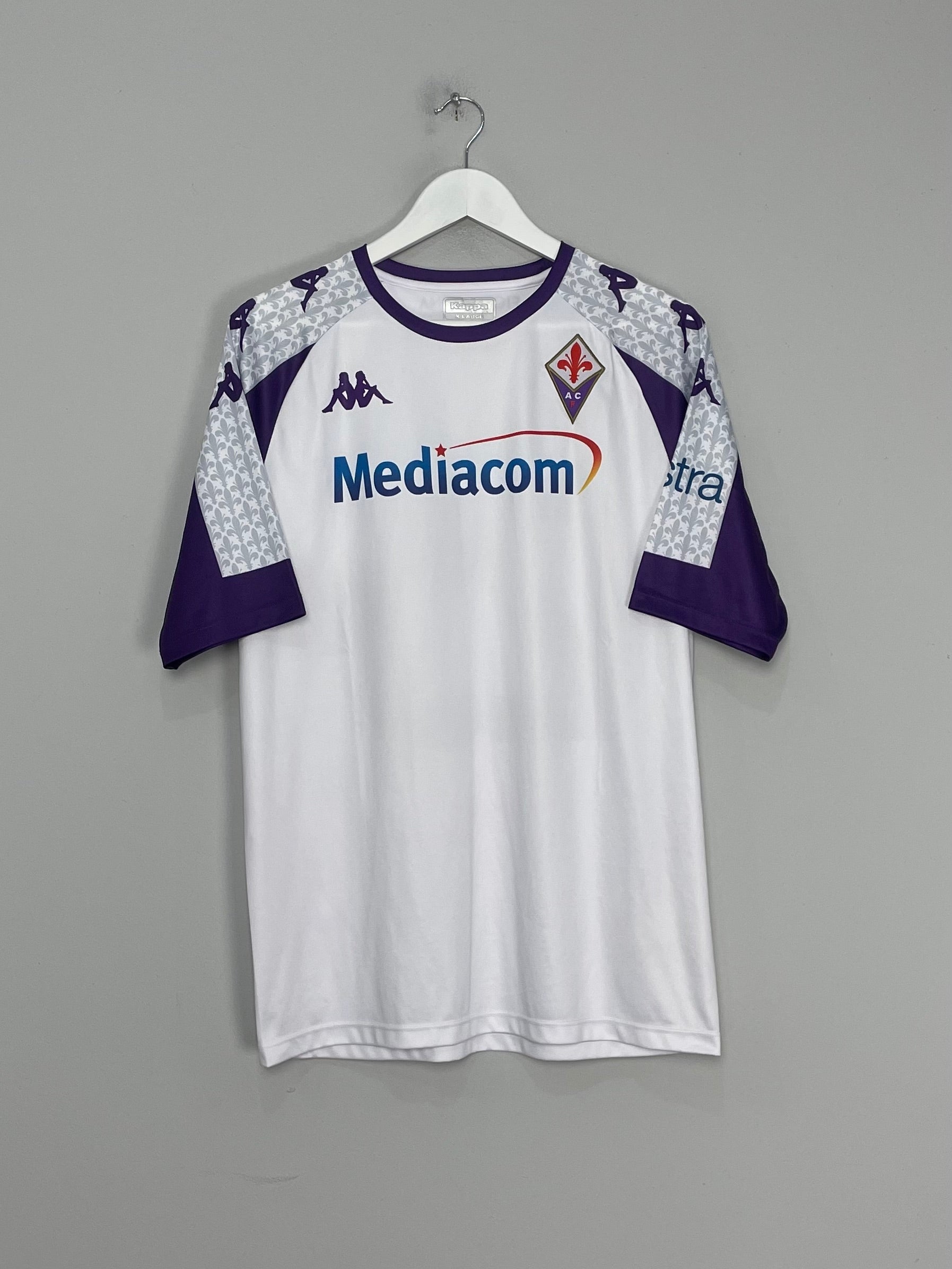 Shop 2020/21 FIORENTINA CHIESA #25 AWAY SHIRT (XL) KAPPA, classic football shirts, vintage football shirts & retro soccer jerseys at Cult Kits