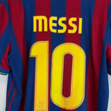 Shop 2009/10 BARCELONA MESSI #10 HOME SHIRT (L) NIKE, classic football shirts, vintage football shirts & retro soccer jerseys at Cult Kits