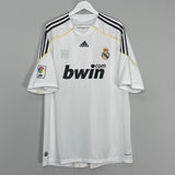 2009/10 REAL MADRID RONALDO #9 HOME SHIRT (XXL) ADIDAS
