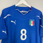 Shop 2010/11 ITALY GATTUSO #8 HOME SHIRT (XL) PUMA, classic football shirts, vintage football shirts & retro soccer jerseys at Cult Kits