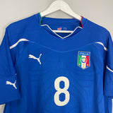 Shop 2010/11 ITALY GATTUSO #8 HOME SHIRT (XL) PUMA, classic football shirts, vintage football shirts & retro soccer jerseys at Cult Kits