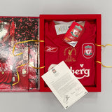 2005 LIVERPOOL C/L FINAL EDITION *BOXED* HOME SHIRT (M) REEBOK ISTANBUL