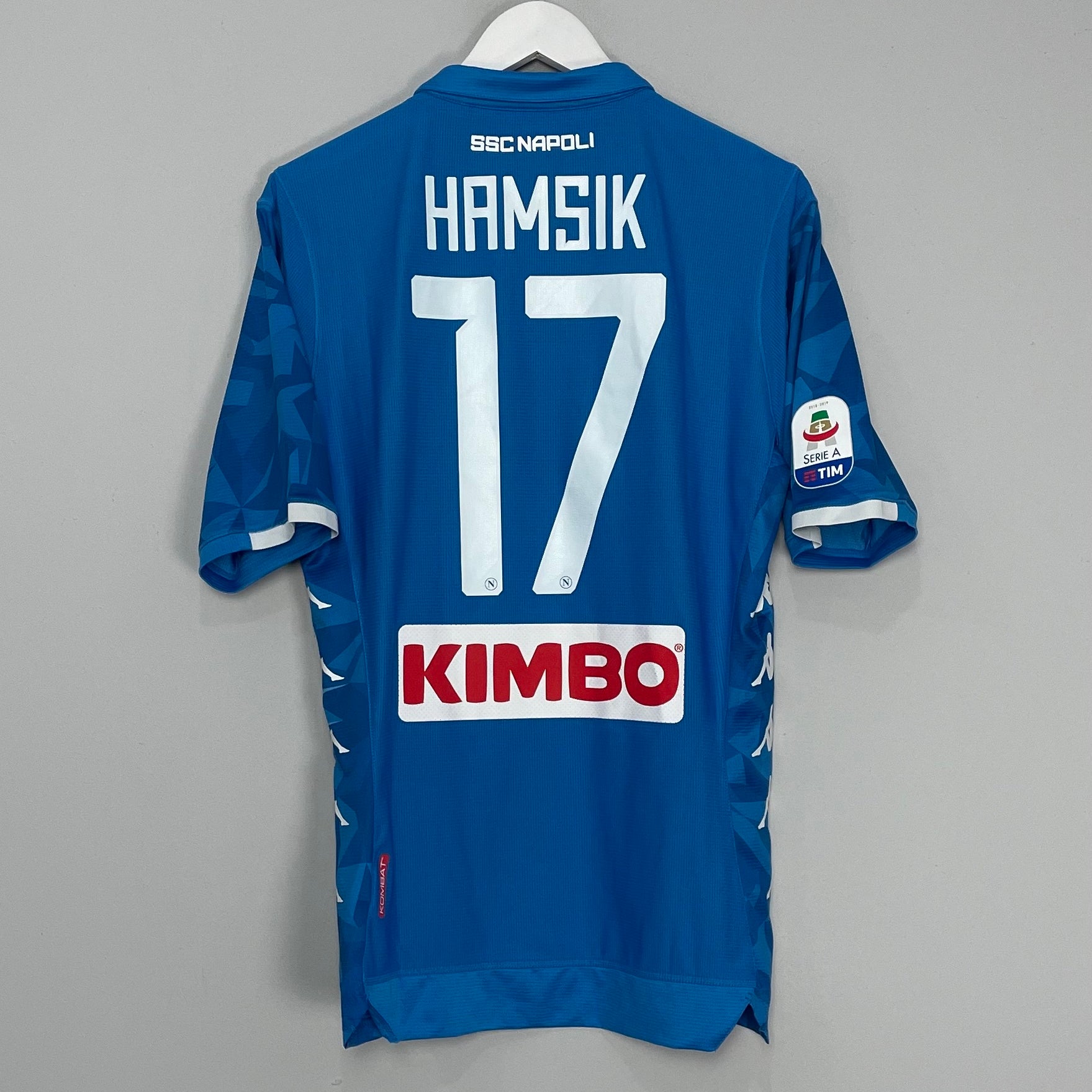 Shop 2018/19 NAPOLI HAMSIK #17 HOME SHIRT (XL) KAPPA, classic football shirts, vintage football shirts & retro soccer jerseys at Cult Kits