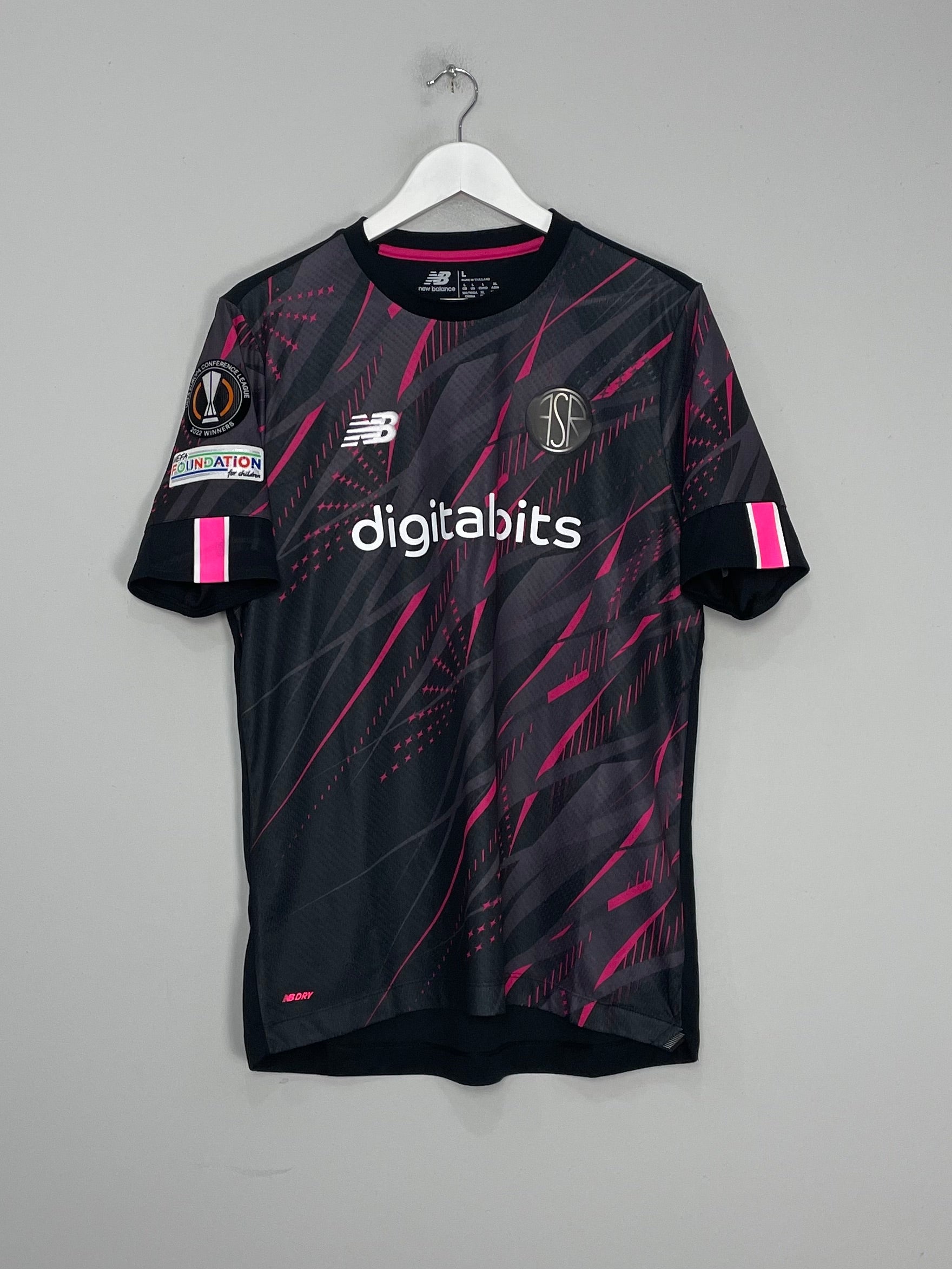 Shop 2022/23 ROMA DYBALA #21 E/L THIRD SHIRT (L) NEW BALANCE, classic football shirts, vintage football shirts & retro soccer jerseys at Cult Kits