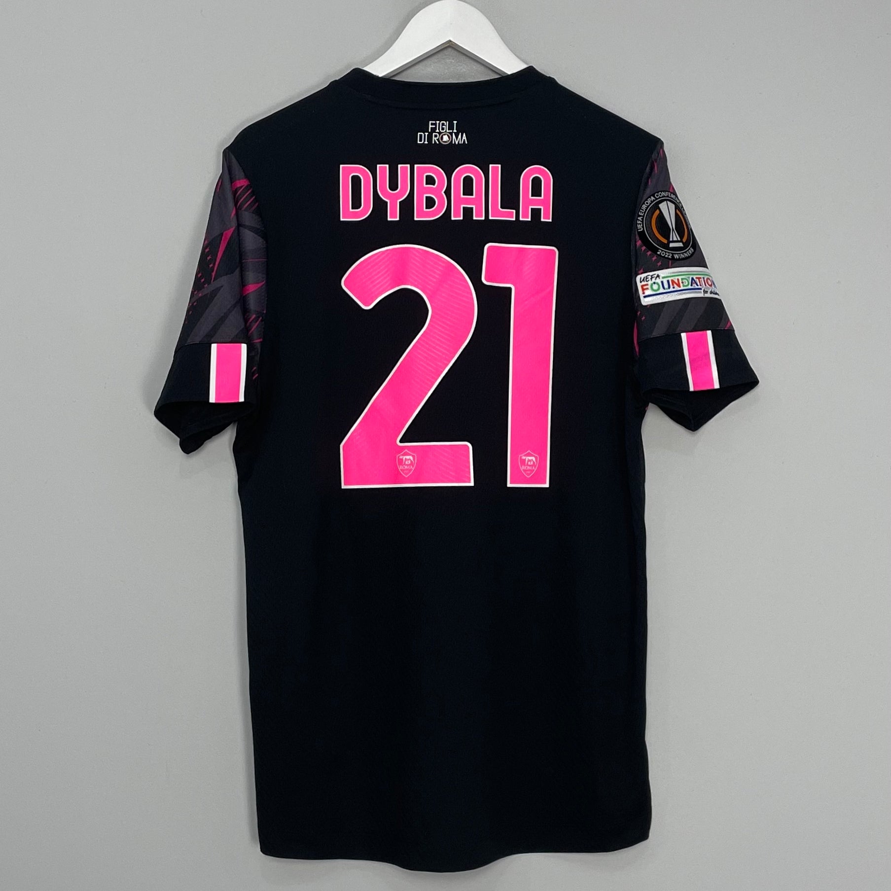 Shop 2022/23 ROMA DYBALA #21 E/L THIRD SHIRT (L) NEW BALANCE, classic football shirts, vintage football shirts & retro soccer jerseys at Cult Kits