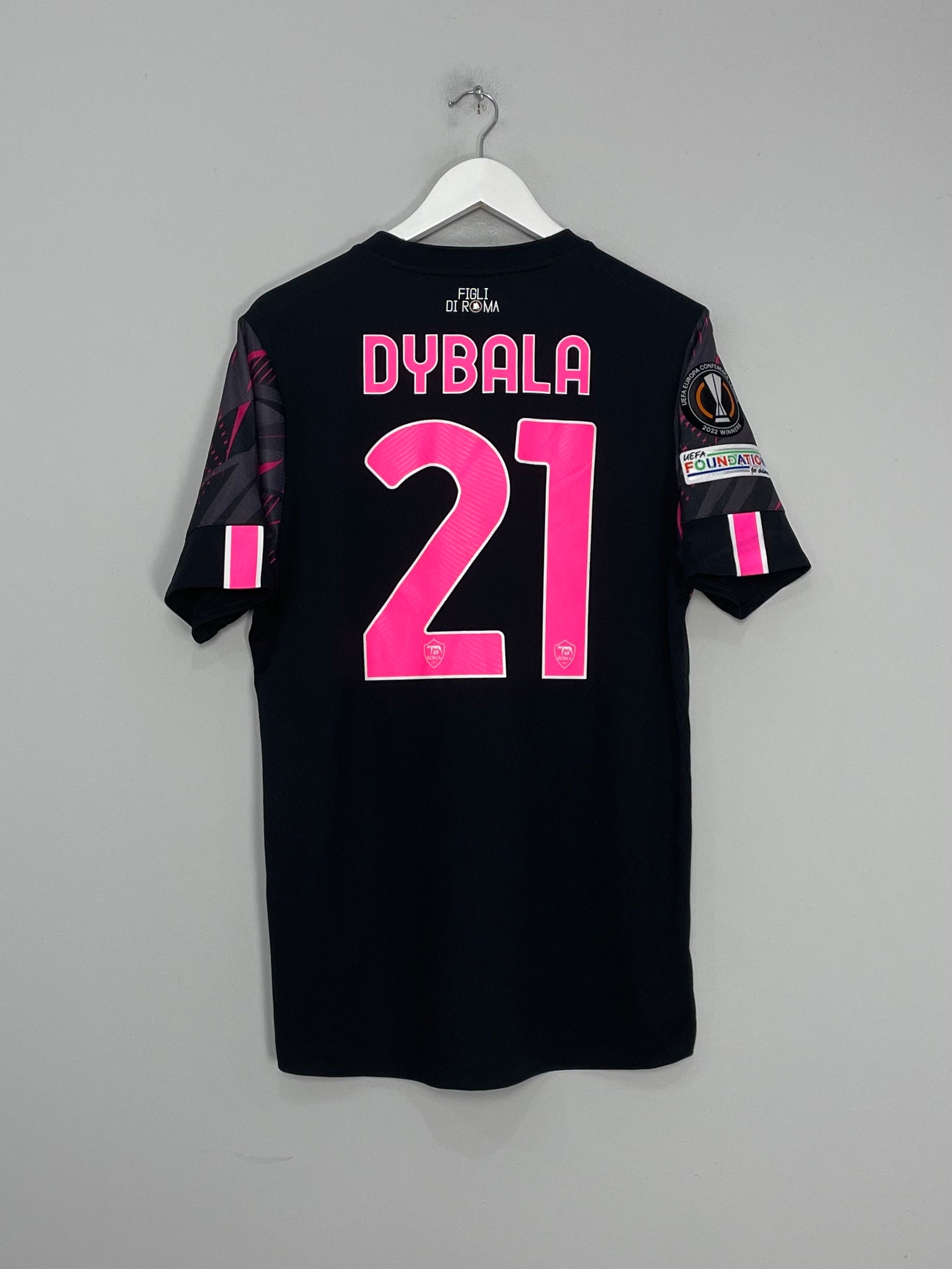 Shop 2022/23 ROMA DYBALA #21 E/L THIRD SHIRT (L) NEW BALANCE, classic football shirts, vintage football shirts & retro soccer jerseys at Cult Kits
