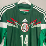 Shop 2014/15 MEXICO J.HERNANDEZ #14 HOME SHIRT (L) ADIDAS, classic football shirts, vintage football shirts & retro soccer jerseys at Cult Kits