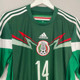 Shop 2014/15 MEXICO J.HERNANDEZ #14 HOME SHIRT (L) ADIDAS, classic football shirts, vintage football shirts & retro soccer jerseys at Cult Kits