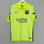 Shop 2014/15 BARCELONA MESSI #10 C/L THIRD SHIRT (M) NIKE, classic football shirts, vintage football shirts & retro soccer jerseys at Cult Kits