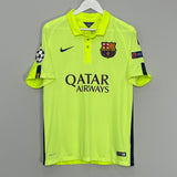 Shop 2014/15 BARCELONA MESSI #10 C/L THIRD SHIRT (M) NIKE, classic football shirts, vintage football shirts & retro soccer jerseys at Cult Kits