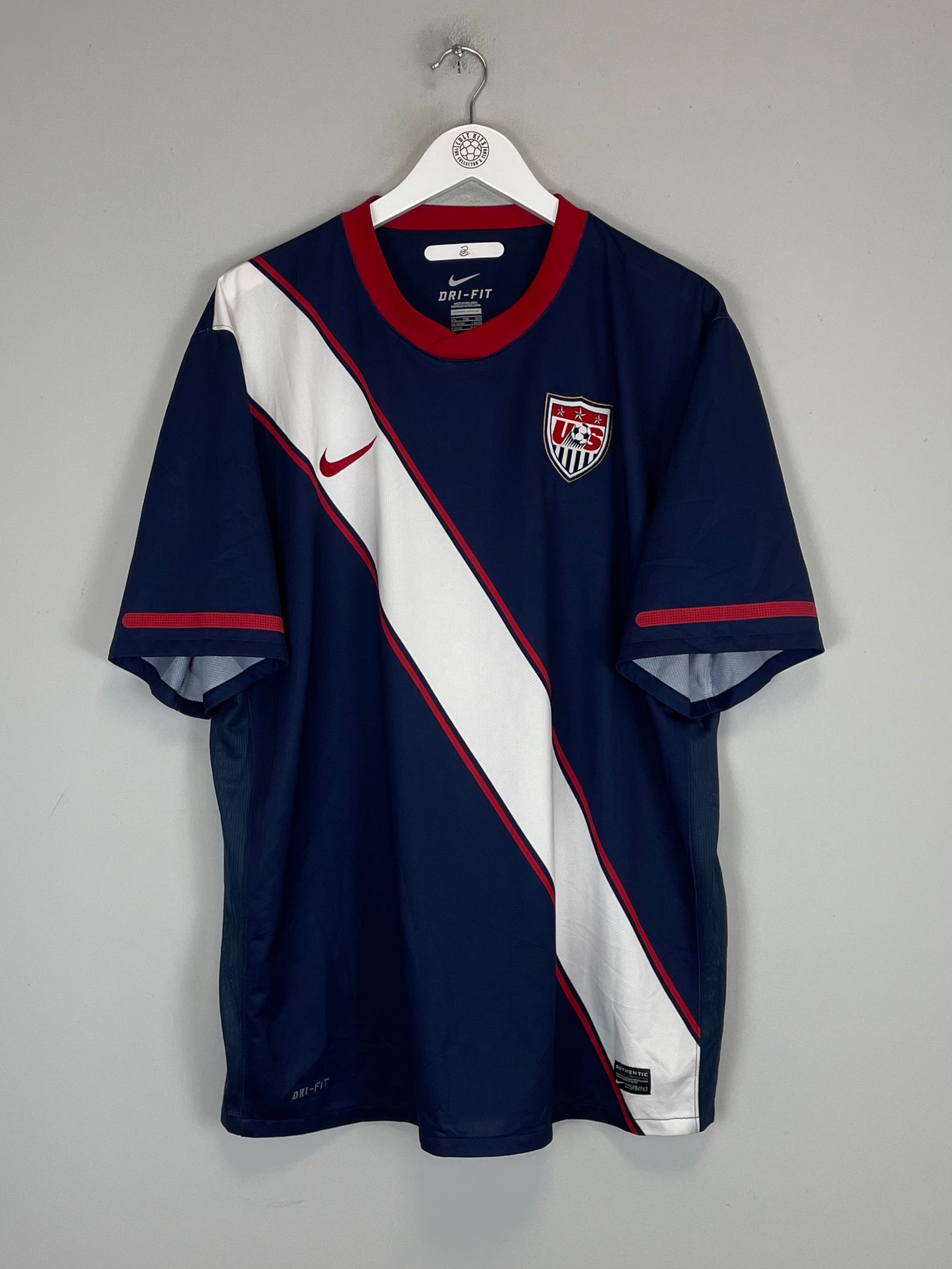 Shop 2010/11 USA AWAY SHIRT (XXL) NIKE, classic football shirts, vintage football shirts & retro soccer jerseys at Cult Kits