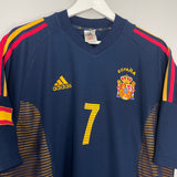 Shop 2002/04 SPAIN RAUL #7 THIRD SHIRT (XL) ADIDAS, classic football shirts, vintage football shirts & retro soccer jerseys at Cult Kits