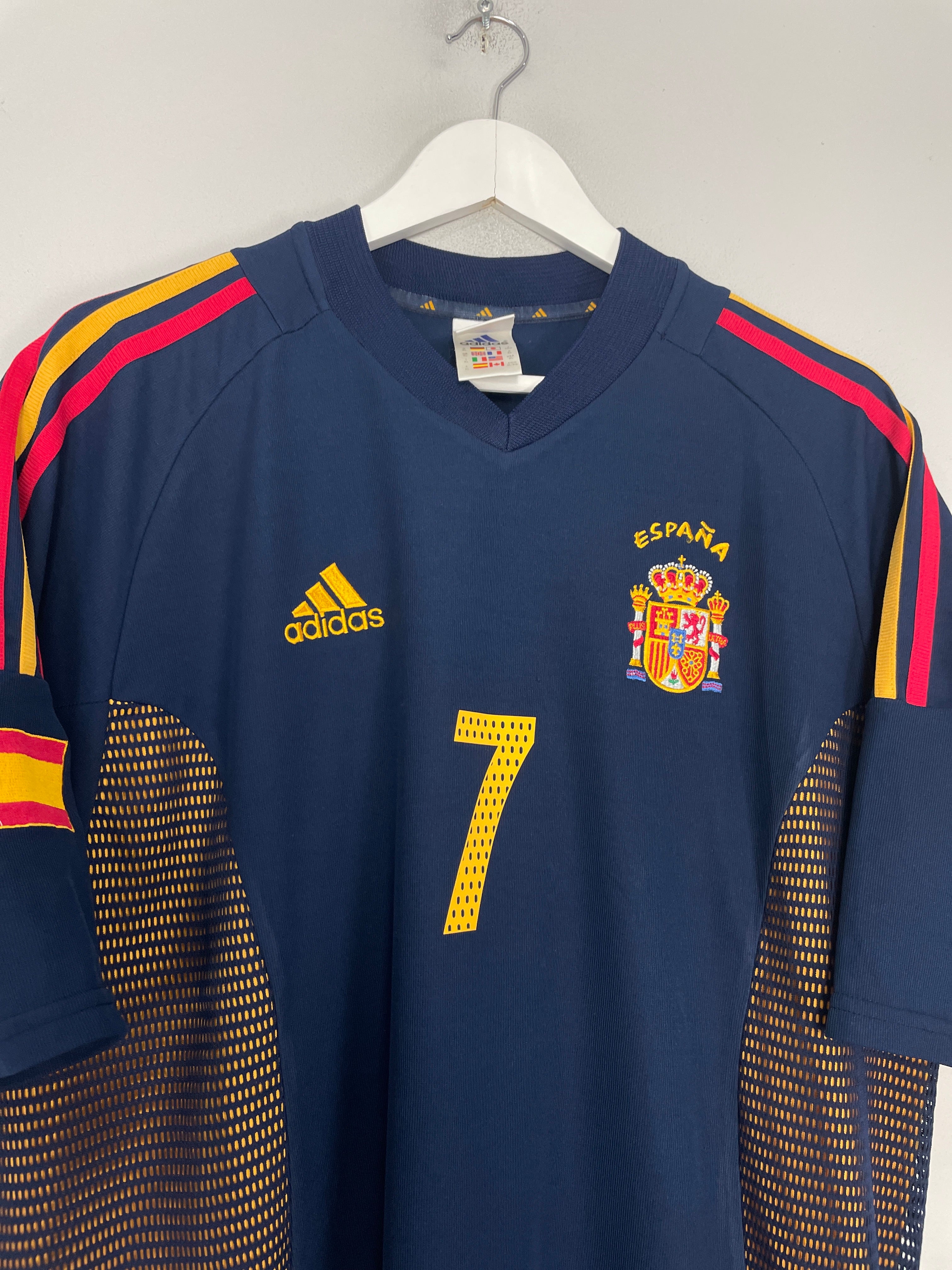 Shop 2002/04 SPAIN RAUL #7 THIRD SHIRT (XL) ADIDAS, classic football shirts, vintage football shirts & retro soccer jerseys at Cult Kits