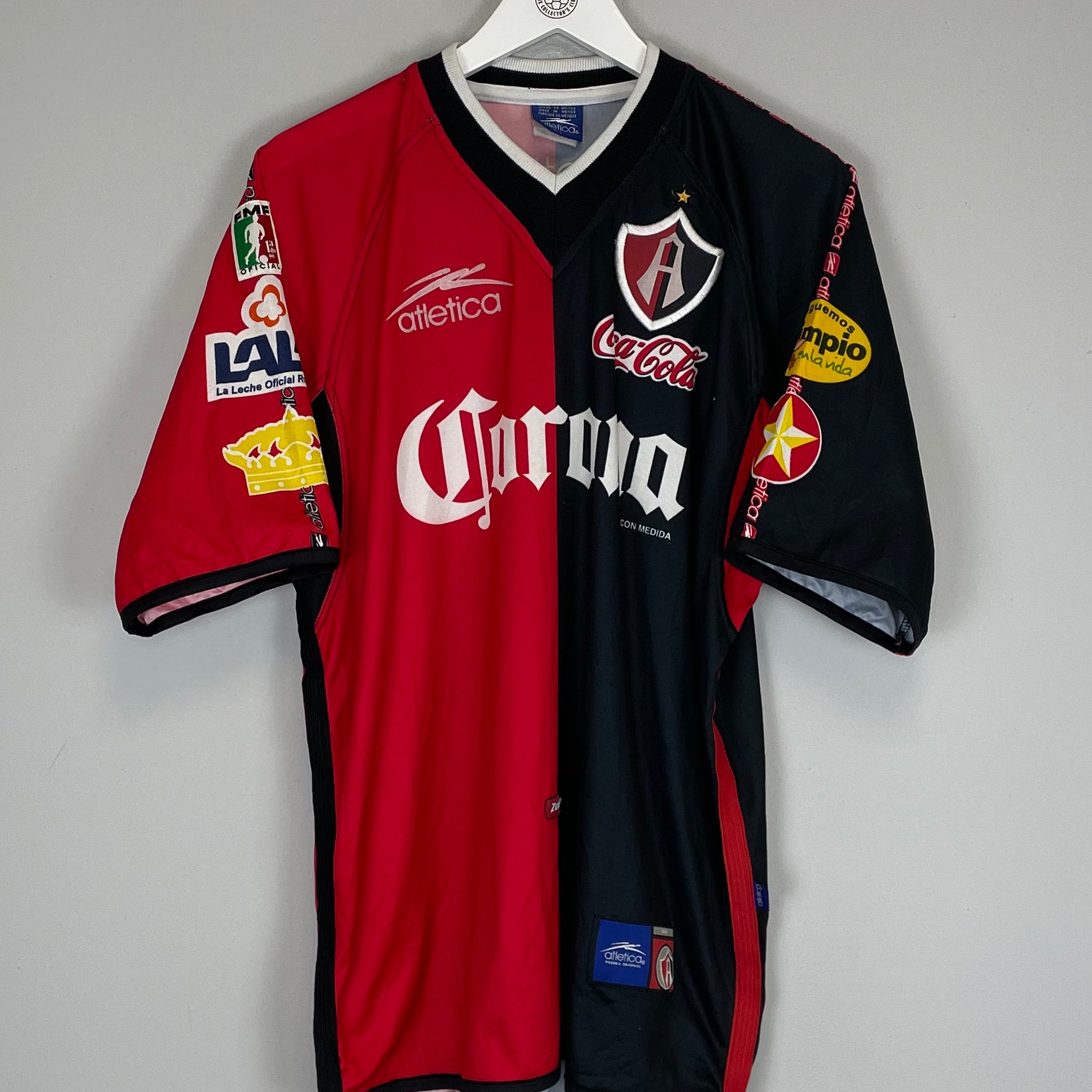 Shop 2001/02 ATLAS HOME SHIRT (L) ATLETICA, classic football shirts, vintage football shirts & retro soccer jerseys at Cult Kits