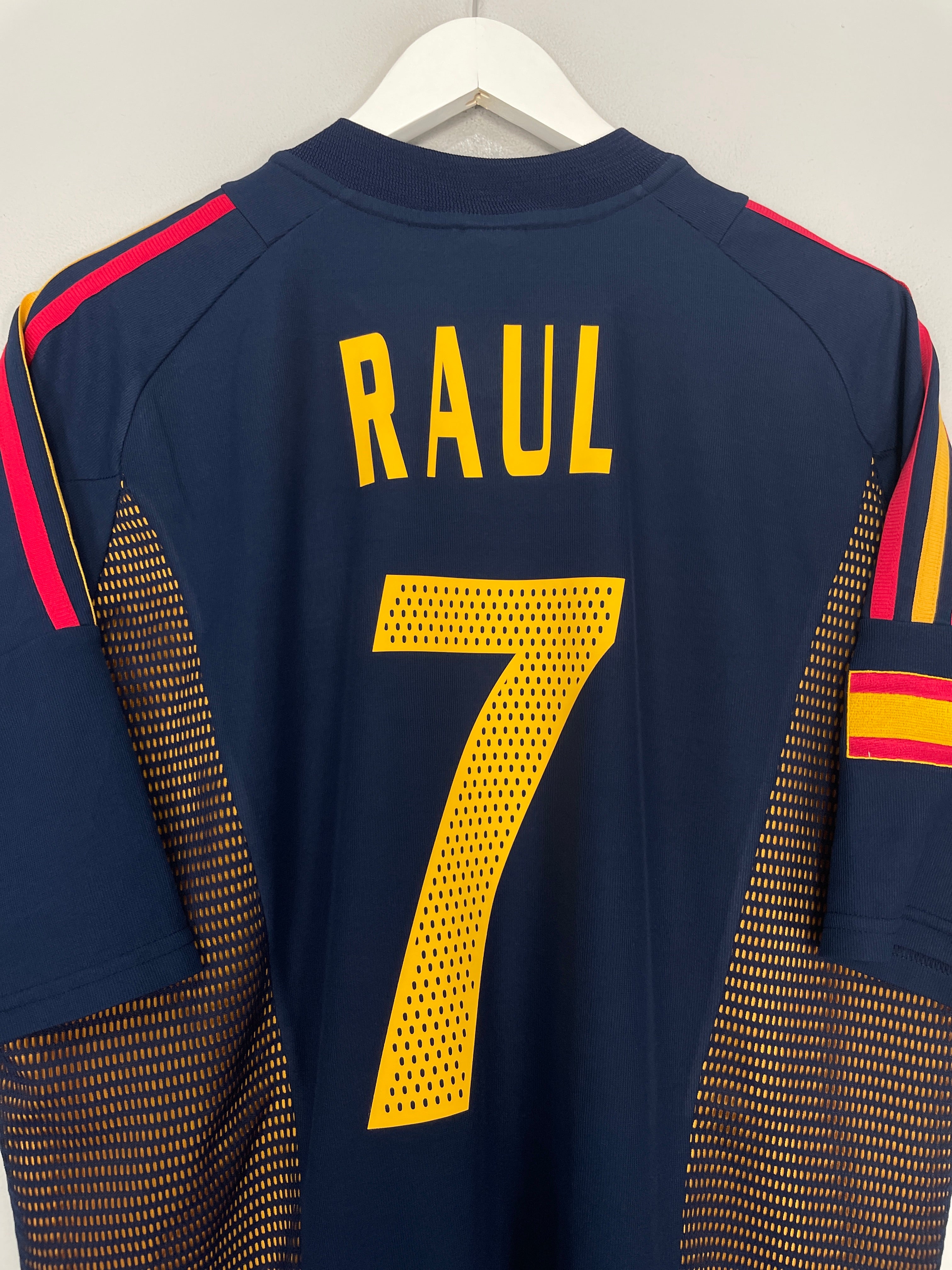 Shop 2002/04 SPAIN RAUL #7 THIRD SHIRT (XL) ADIDAS, classic football shirts, vintage football shirts & retro soccer jerseys at Cult Kits