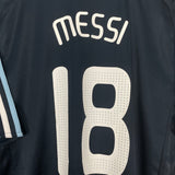 Shop 2007/09 ARGENTINA MESSI #18 *BNWT* AWAY SHIRT (L) ADIDAS, classic football shirts, vintage football shirts & retro soccer jerseys at Cult Kits