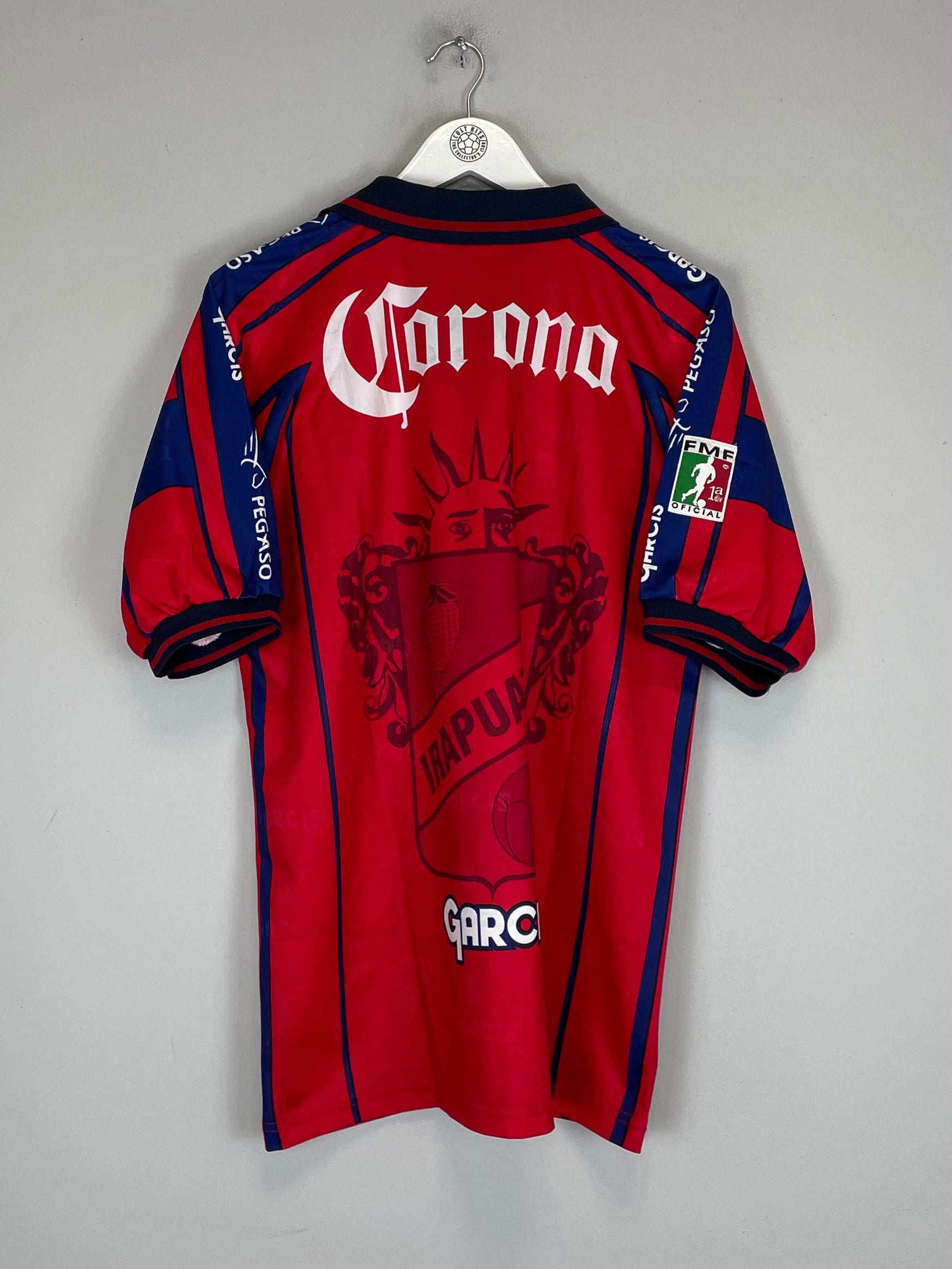 Shop 2000/01 IRAPUATO *BNWT* AWAY SHIRT (L) GARCIS, classic football shirts, vintage football shirts & retro soccer jerseys at Cult Kits