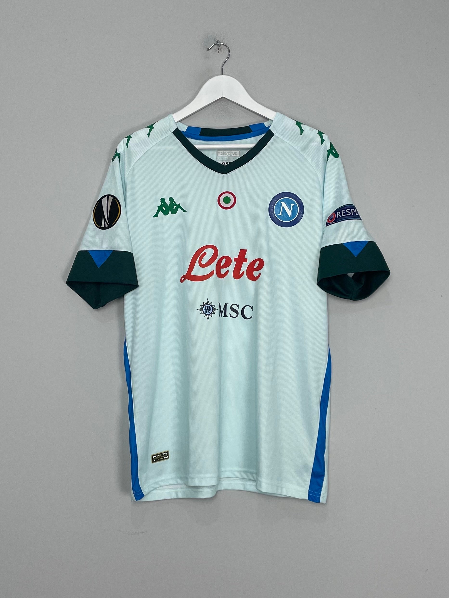 Shop 2020/21 NAPOLI OSIMHEN #9 E/L AWAY SHIRT (XXL) KAPPA, classic football shirts, vintage football shirts & retro soccer jerseys at Cult Kits