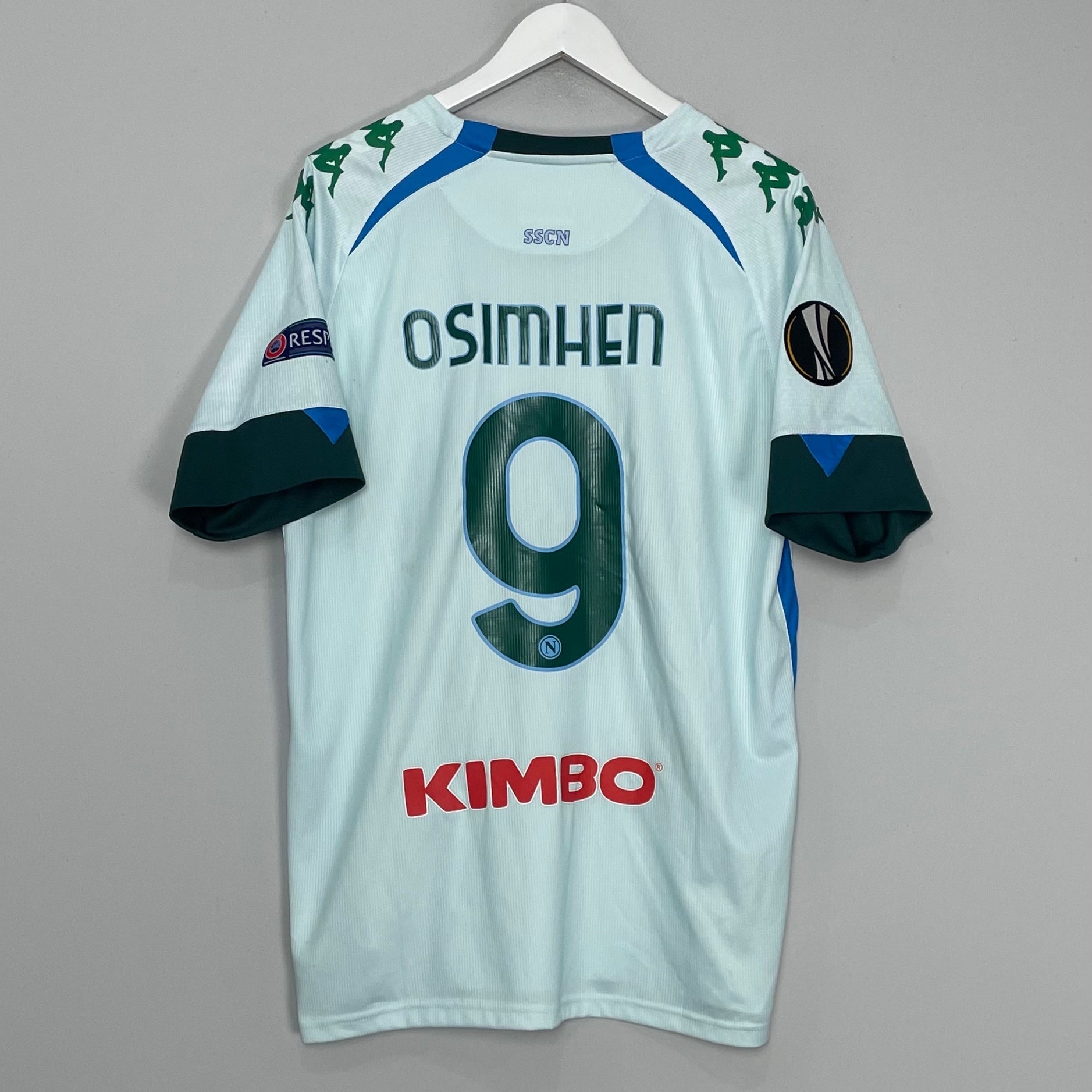 Shop 2020/21 NAPOLI OSIMHEN #9 E/L AWAY SHIRT (XXL) KAPPA, classic football shirts, vintage football shirts & retro soccer jerseys at Cult Kits