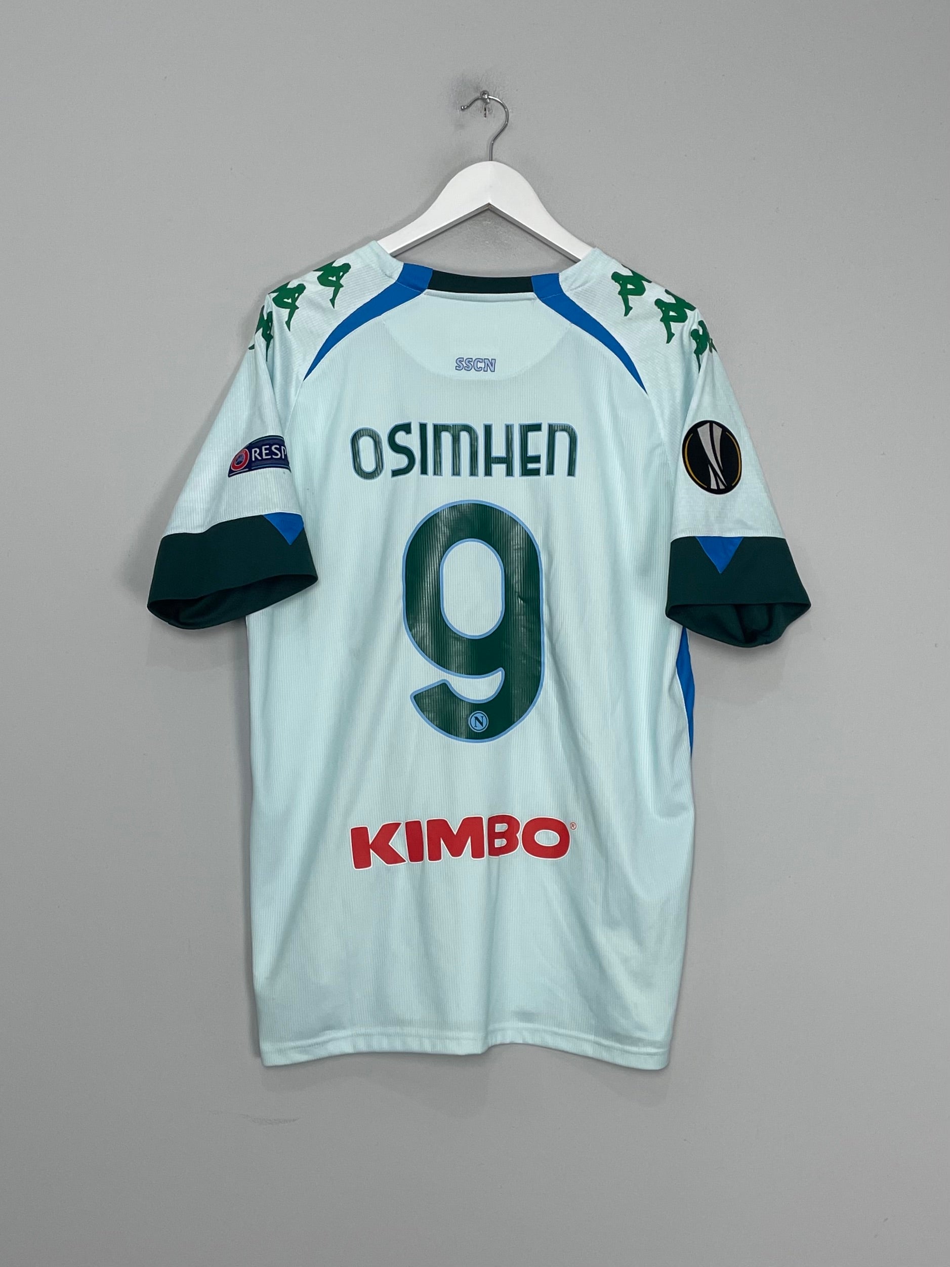 Shop 2020/21 NAPOLI OSIMHEN #9 E/L AWAY SHIRT (XXL) KAPPA, classic football shirts, vintage football shirts & retro soccer jerseys at Cult Kits