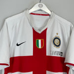 Shop 2007/08 INTER MILAN *CENTENARY* AWAY SHIRT (L) NIKE, classic football shirts, vintage football shirts & retro soccer jerseys at Cult Kits