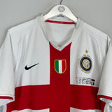 Shop 2007/08 INTER MILAN *CENTENARY* AWAY SHIRT (L) NIKE, classic football shirts, vintage football shirts & retro soccer jerseys at Cult Kits