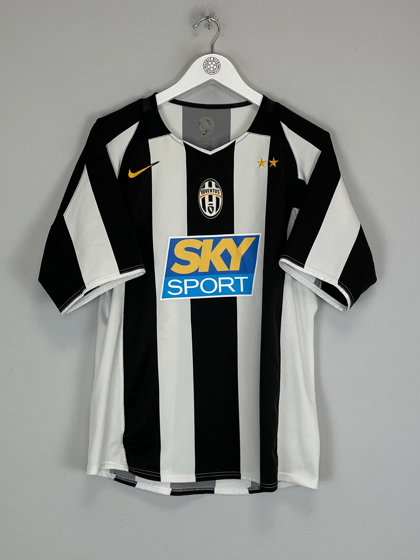 Shop 2004/05 JUVENTUS DEL PIERO #10 HOME SHIRT (M) NIKE, classic football shirts, vintage football shirts & retro soccer jerseys at Cult Kits