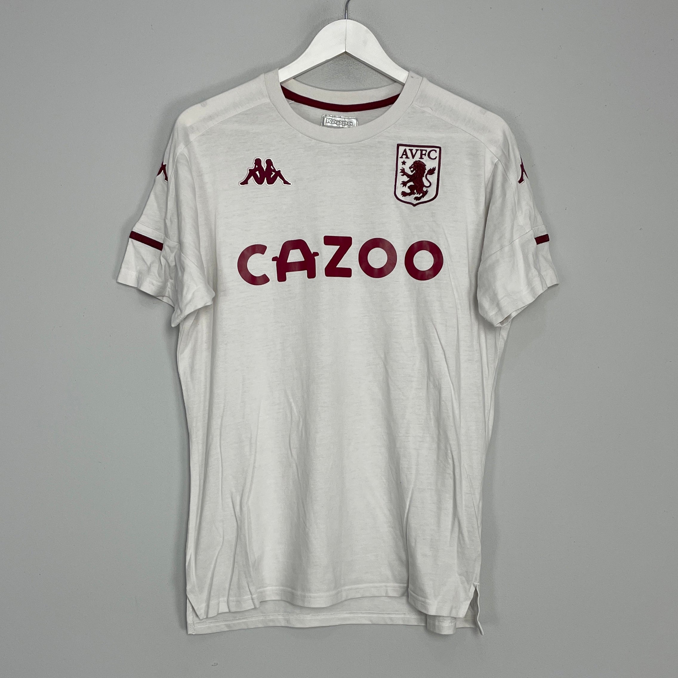 Shop 2021/22 ASTON VILLA T-SHIRT (L) KAPPA, classic football shirts, vintage football shirts & retro soccer jerseys at Cult Kits
