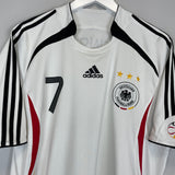 2005/07 GERMANY SCHWEINSTEIGER #7 HOME SHIRT (L) ADIDAS
