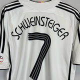 2005/07 GERMANY SCHWEINSTEIGER #7 HOME SHIRT (L) ADIDAS