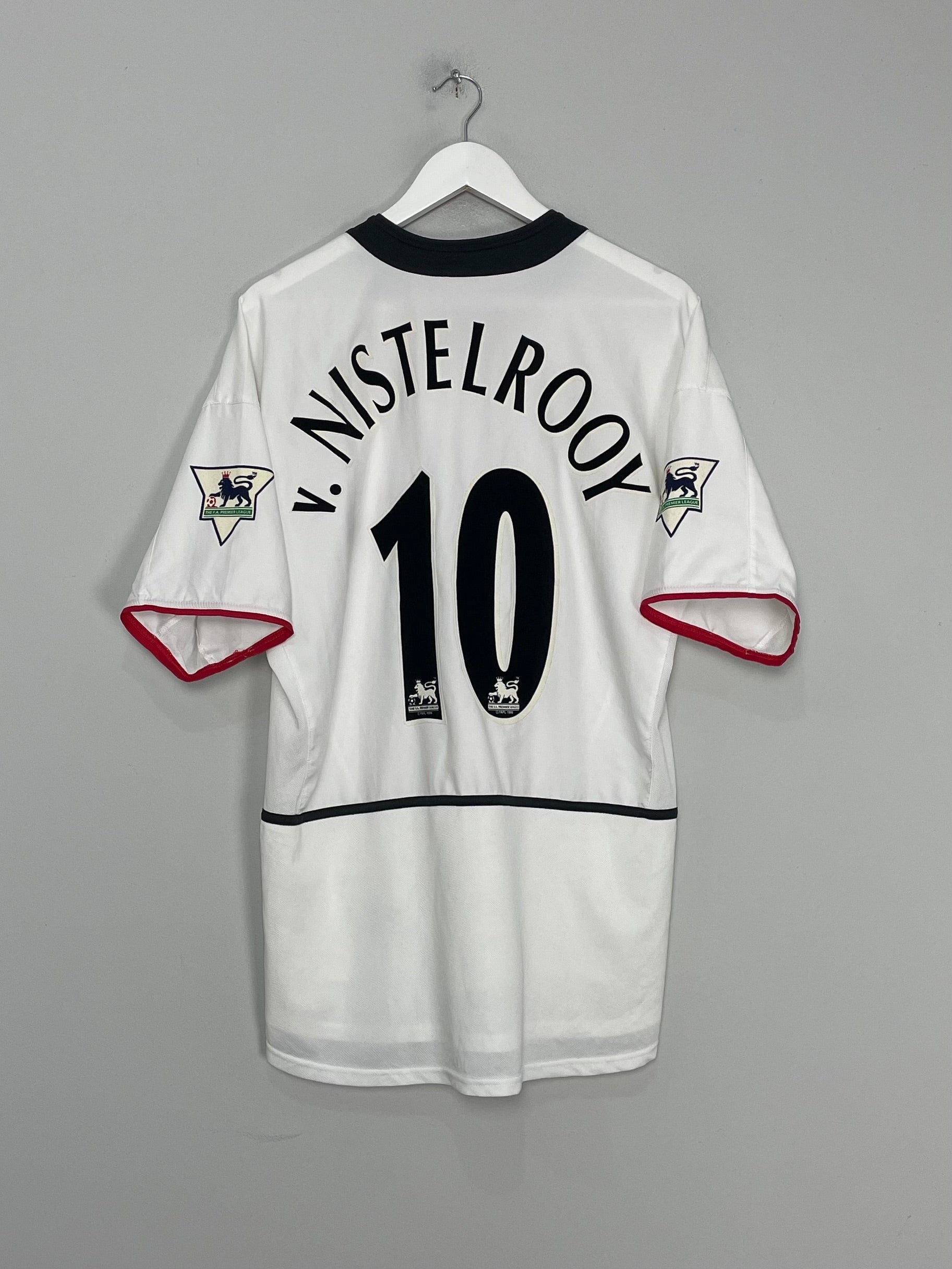 2002/03 MANCHESTER UNITED V.NISTELROOY #10 AWAY SHIRT (L) NIKE