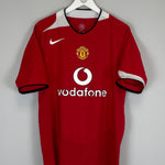 Shop 2004/05 MANCHESTER UNITED RONALDO #7 HOME SHIRT (L) NIKE, classic football shirts, vintage football shirts & retro soccer jerseys at Cult Kits
