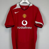 Shop 2004/05 MANCHESTER UNITED RONALDO #7 HOME SHIRT (L) NIKE, classic football shirts, vintage football shirts & retro soccer jerseys at Cult Kits
