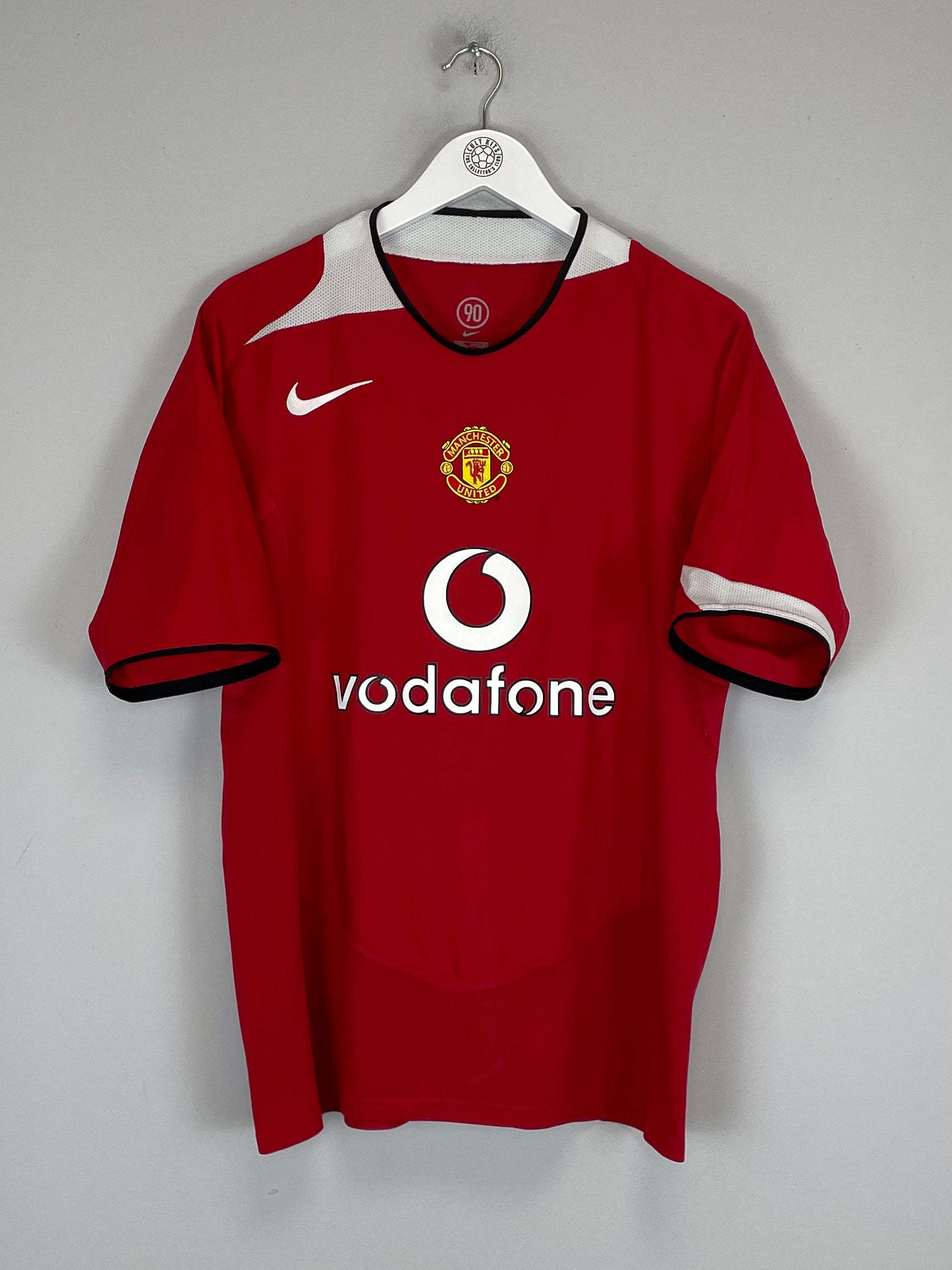 Shop 2004/05 MANCHESTER UNITED RONALDO #7 HOME SHIRT (L) NIKE, classic football shirts, vintage football shirts & retro soccer jerseys at Cult Kits