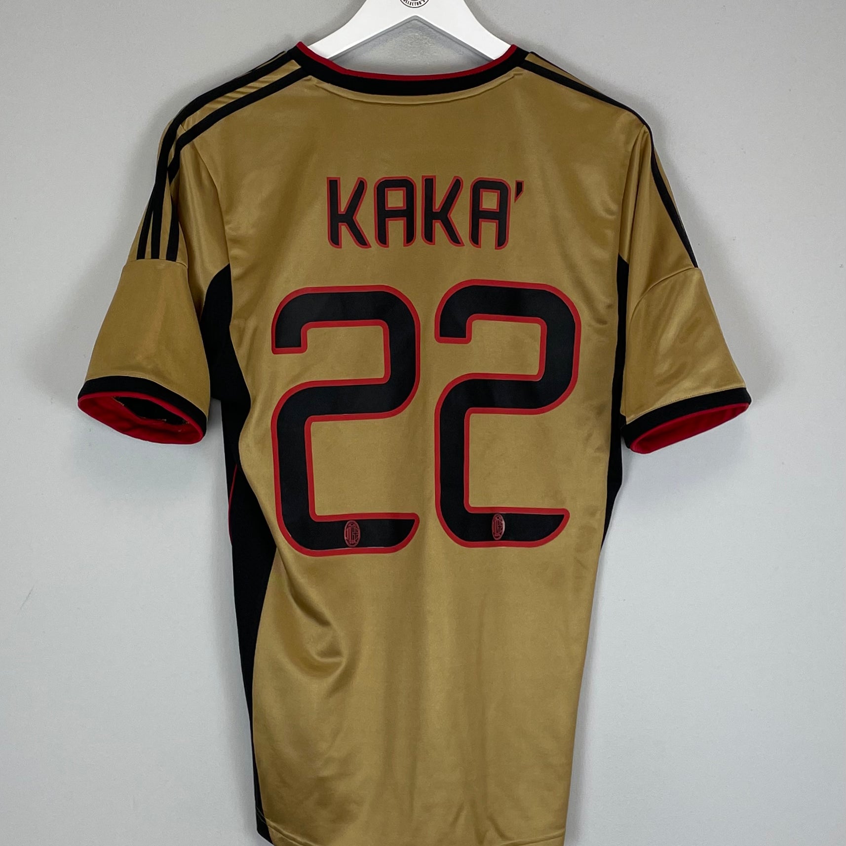Shop 2013/14 AC MILAN KAKA #22 THIRD SHIRT (M) ADIDAS, classic football shirts, vintage football shirts & retro soccer jerseys at Cult Kits