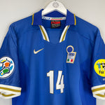 Shop 1996/97 ITALY DEL PIERO #14 HOME SHIRT (L) NIKE, classic football shirts, vintage football shirts & retro soccer jerseys at Cult Kits
