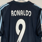 2003/04 REAL MADRID RONALDO #9 AWAY SHIRT (L) ADIDAS