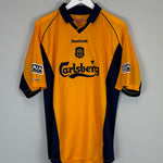 Shop 2000/02 LIVERPOOL HYYPIA #12 AWAY SHIRT (L) REEBOK, classic football shirts, vintage football shirts & retro soccer jerseys at Cult Kits