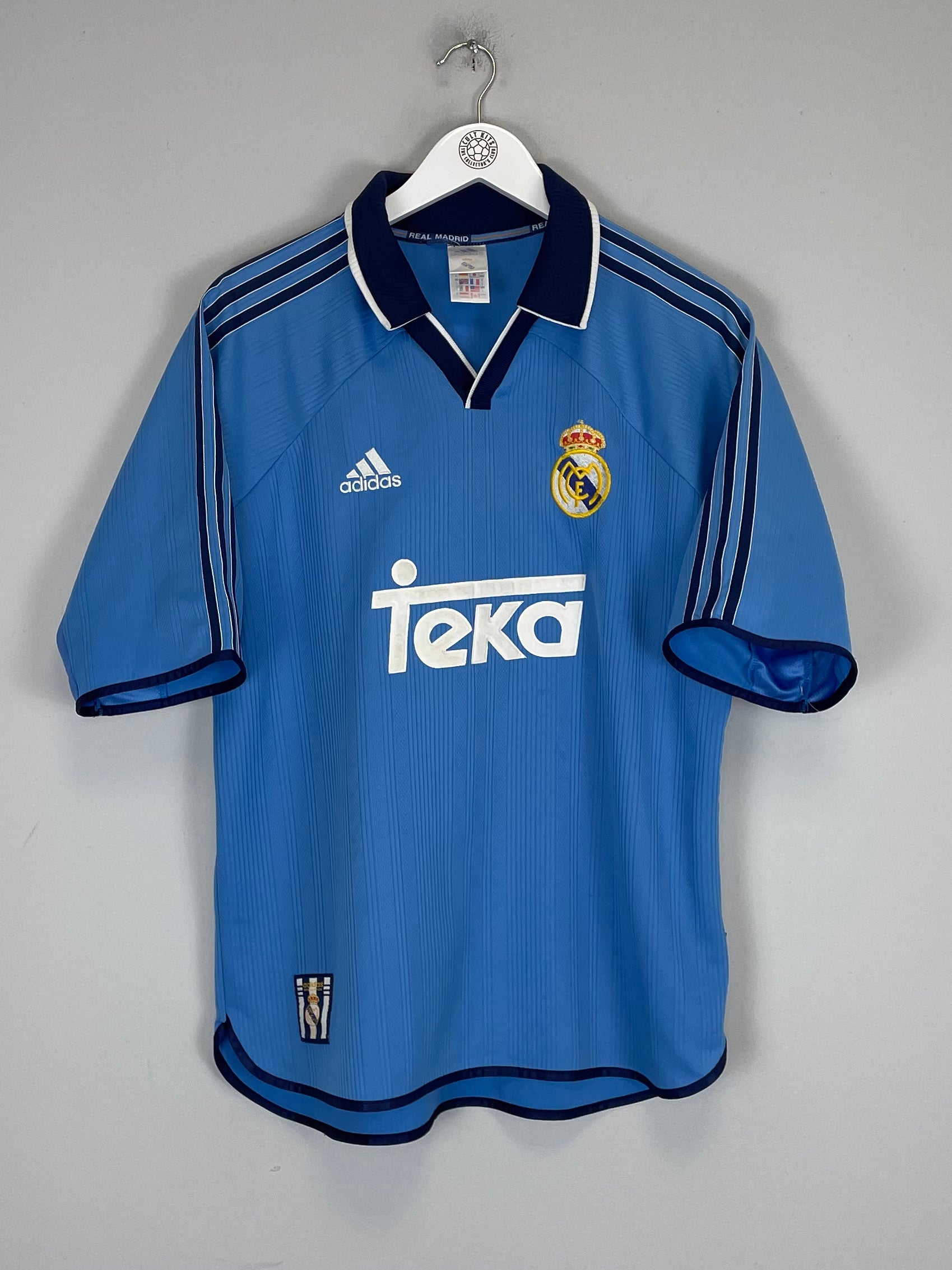 Shop 1999/00 REAL MADRID GUTI #14 THIRD SHIRT (L) ADIDAS, classic football shirts, vintage football shirts & retro soccer jerseys at Cult Kits