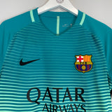 2016/17 BARCELONA SUAREZ #9 *AUTHENTIC* THIRD SHIRT (M) NIKE