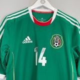 2011/13 MEXICO CHICHARITO #14 *PLAYER ISSUE* HOME SHIRT (L) ADIDAS