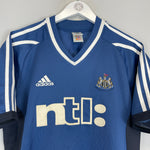 Shop 2001/02 NEWCASTLE UNITED SHEARER #9 AWAY SHIRT (S) ADIDAS, classic football shirts, vintage football shirts & retro soccer jerseys at Cult Kits