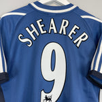 Shop 2001/02 NEWCASTLE UNITED SHEARER #9 AWAY SHIRT (S) ADIDAS, classic football shirts, vintage football shirts & retro soccer jerseys at Cult Kits