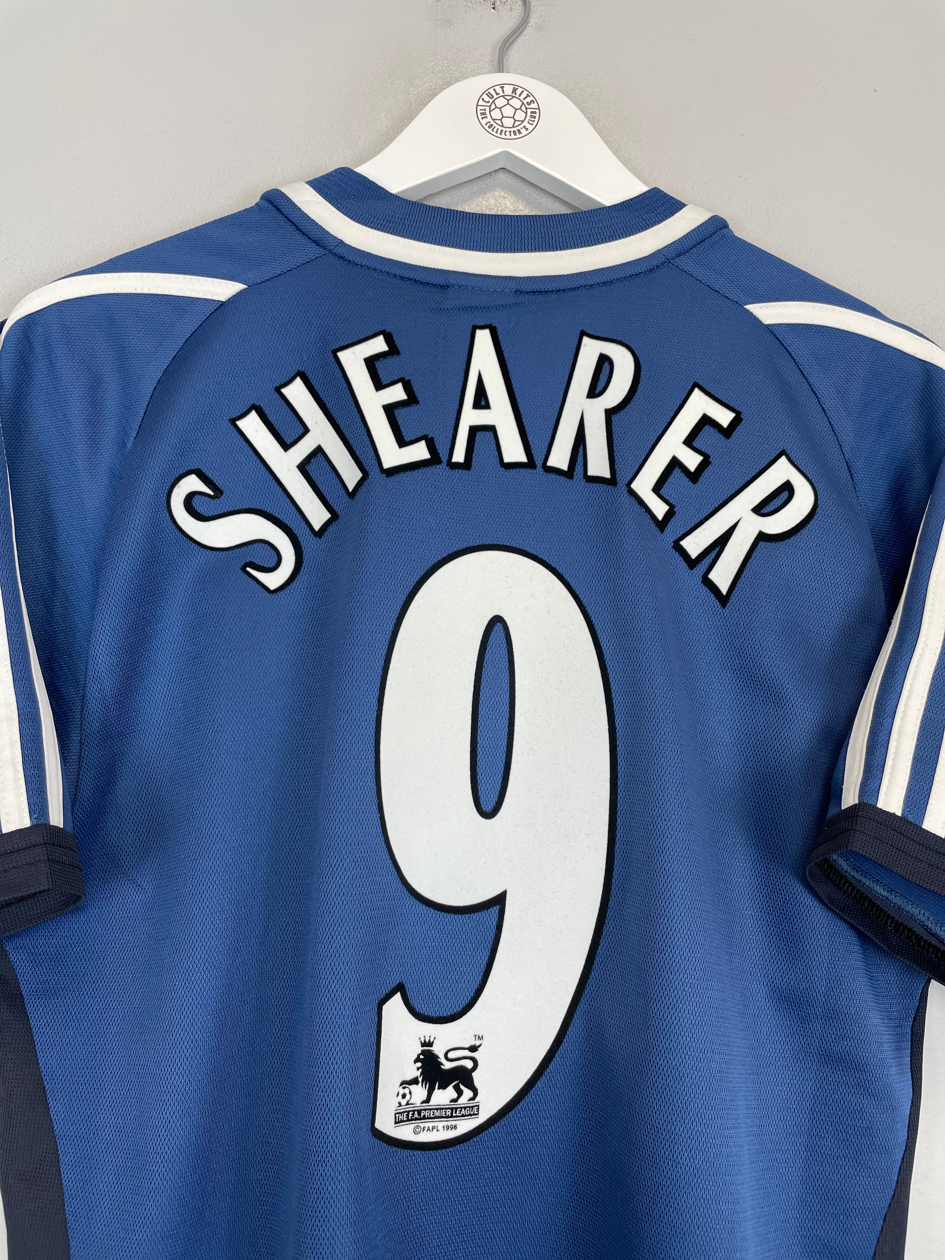 Shop 2001/02 NEWCASTLE UNITED SHEARER #9 AWAY SHIRT (S) ADIDAS, classic football shirts, vintage football shirts & retro soccer jerseys at Cult Kits